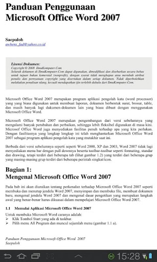 Panduan Microsoft Word