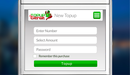 Topup Genie Mobile App