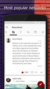 All social networks in 1board Screenshots 5