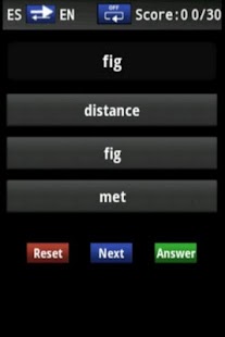 Vocabulary Trainer (ES/EN) Adv Screenshots 0