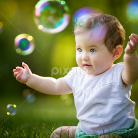 Fun Bubbles by Mike DeMicco - Babies & Children Child Portraits