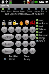 DSC Security Keypad