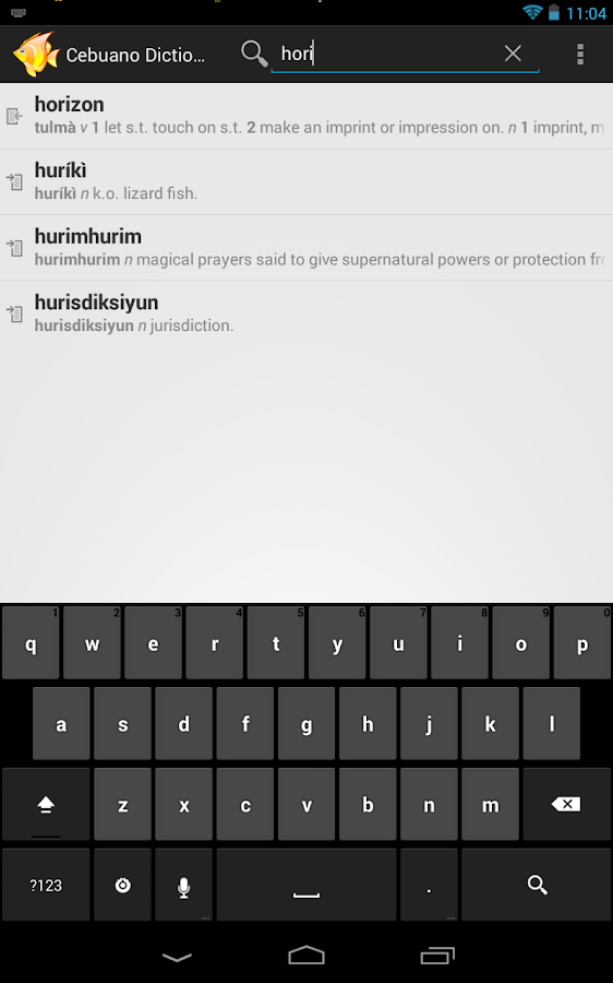 CebuanoEnglish Dictionary Android Apps on Google Play