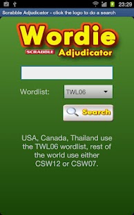 Wordie Scrabble Adjudicator