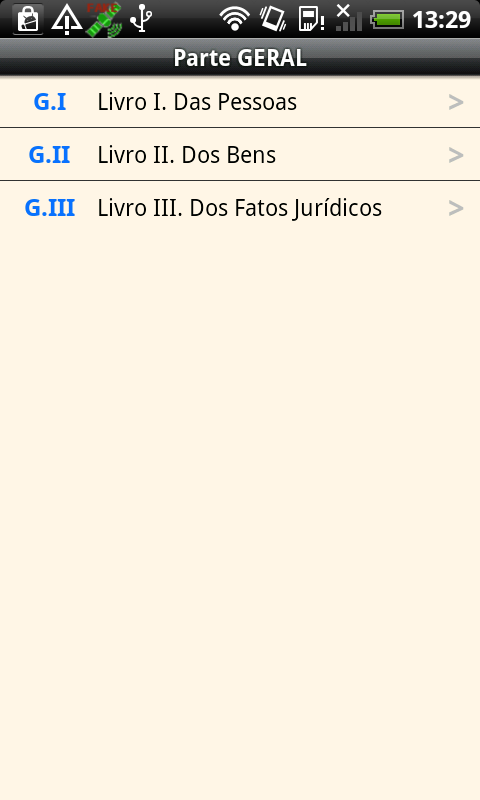 Brazilian Civil Code Screen 2