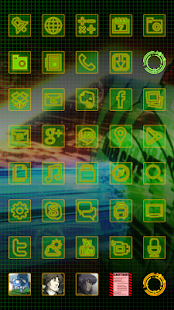 攻殻機動隊-electronic brain Theme Screenshots 5