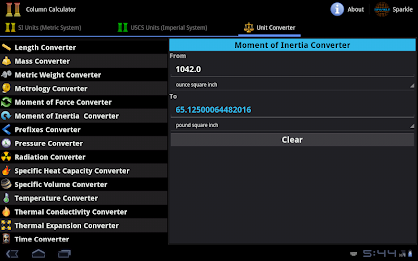 Column Calculator Tablet poster 8