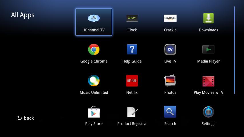 1Channel for Google TV - screenshot