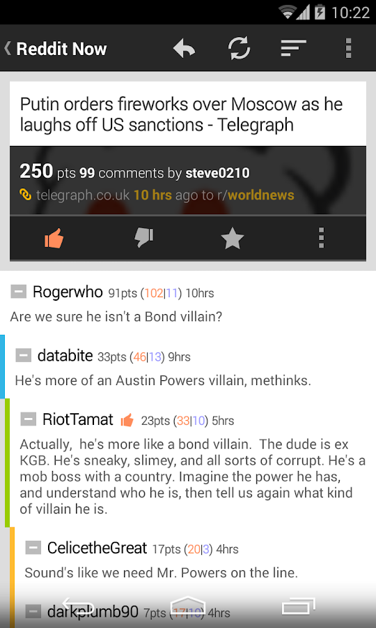 Reddit Now screenshot