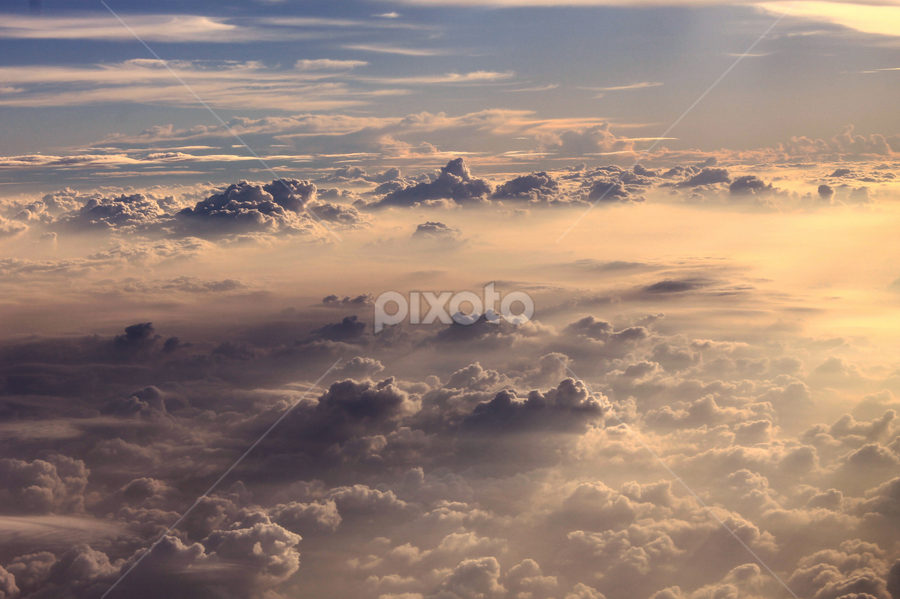 Above Overcast by Hidayah Sepadawati - Landscapes Cloud Formations