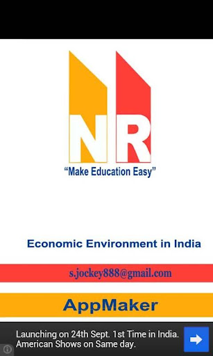 Economic Environment in India