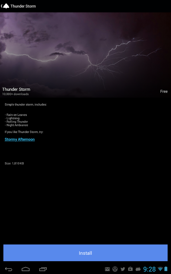Ambio - Sleep Sounds - screenshot