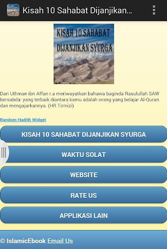 10 Sahabat Dijanjikan Syurga