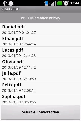 Print Viberr Chat