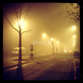 Foggy Bucharest by Ruxandra Palade - City,  Street & Park Neighborhoods