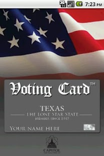 Free Download Voting Card Texas Politics APK