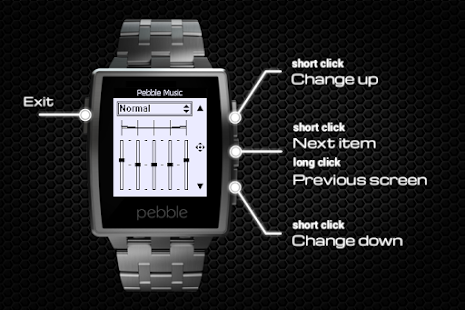 Music Player for Pebble - screenshot thumbnail