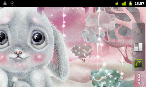 【免費個人化App】Bunny's Dreamland Free LWP-APP點子