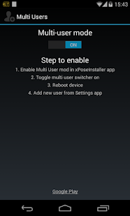 Multiple Users (Xposed mod) - screenshot thumbnail