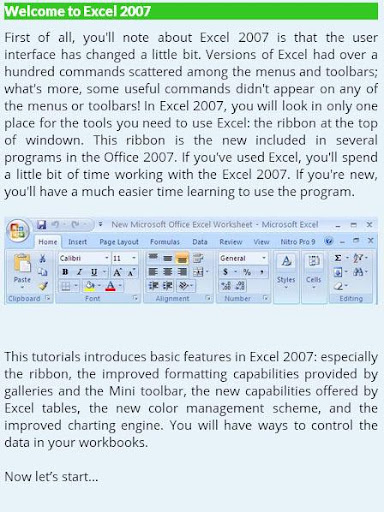 MS Excel Learning Basic