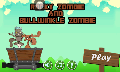 Rocky Zombie Bullwinkle Zombie