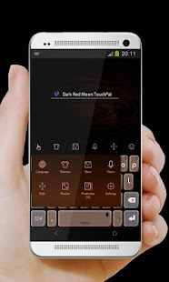 Dark Red Moon TouchPal Theme Screenshots 12