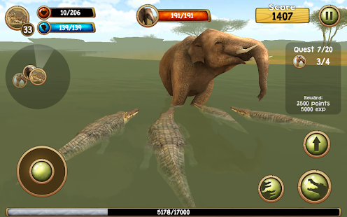 Wild Crocodile Simulator 3D - náhled
