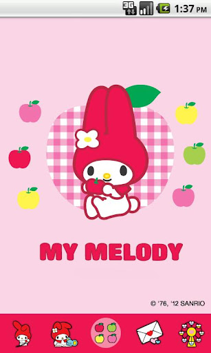 My Melody Four Apple Theme