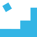Square jump icon