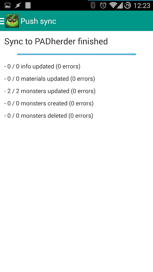    PADListener- screenshot  