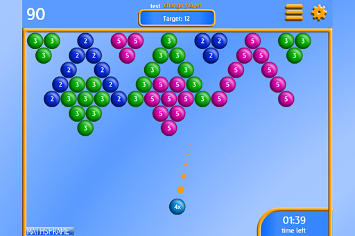 Bubble Pop Multiplication Free