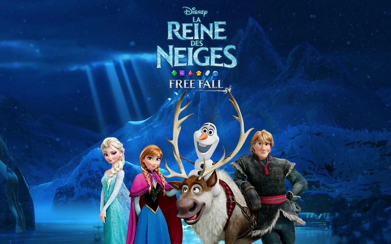 La Reine des Neiges Free Fall - screenshot