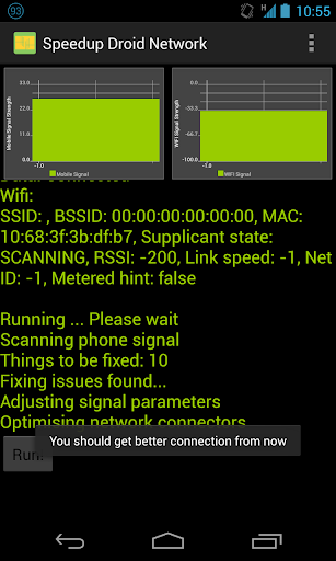 Speedup Droid Network