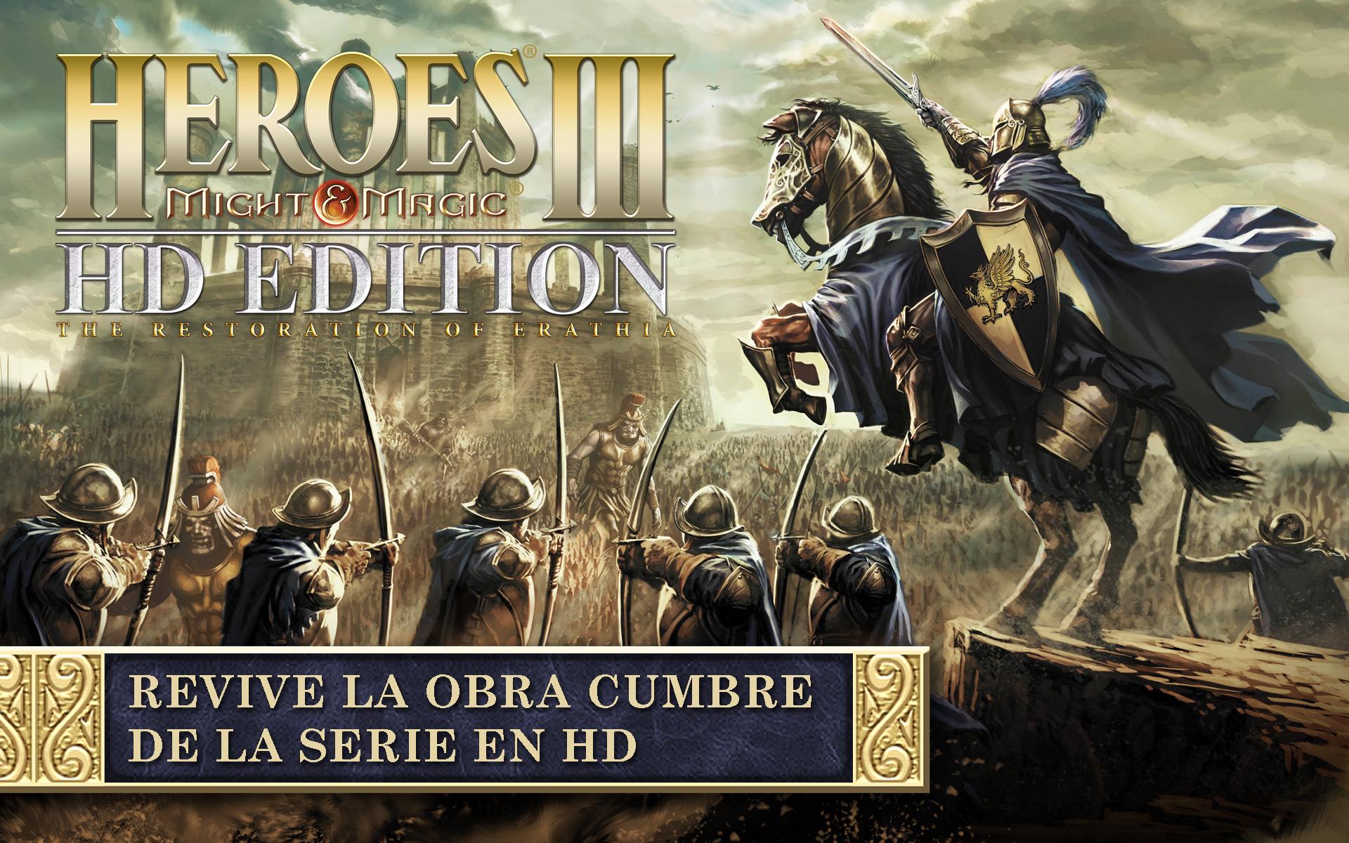 Android application Heroes of Might &amp; Magic III HD screenshort