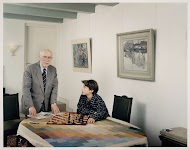 Portret van Ivo Samkalden met kleinzoon Daniël