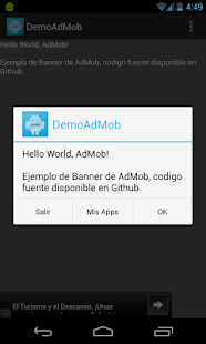 AdMob Sample Screenshots 1