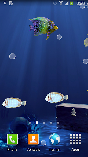 【免費個人化App】3D Aquarium Live Wallpaper-APP點子