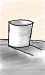 3D cup