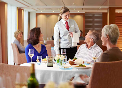 Look for attentive service from the wait staff during your journey through Europe aboard a Viking Cruises river ship. 