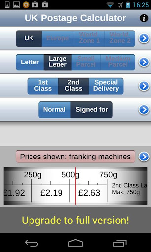 【免費商業App】UK Postage Calc Free-APP點子