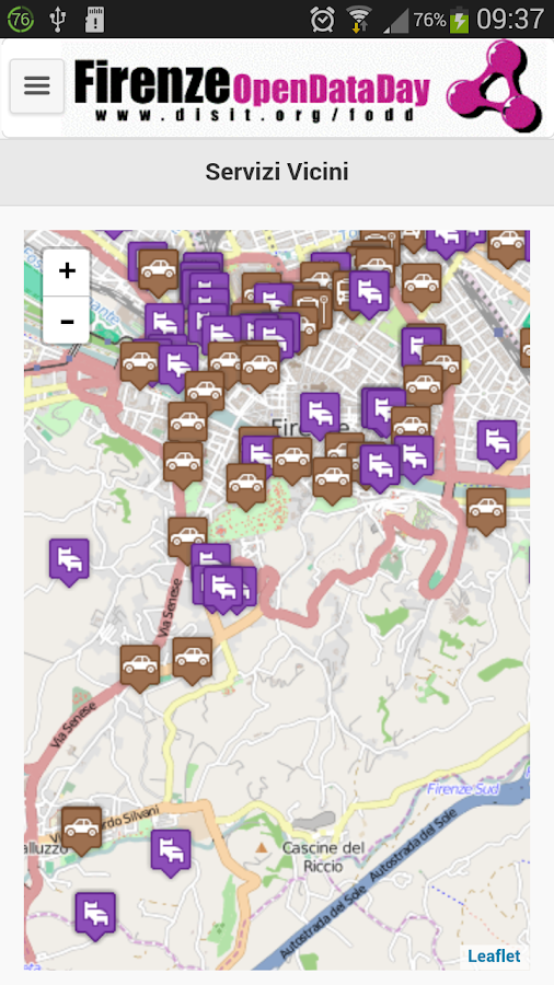 Firenze Open Data Day 2015 - screenshot