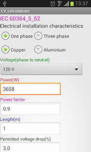 Low voltage calculations II