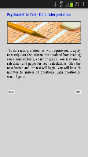 Psychometric Test Data Int