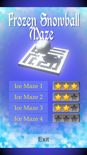 Frozen Snowball Maze