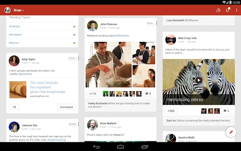 Google+ - screenshot thumbnail