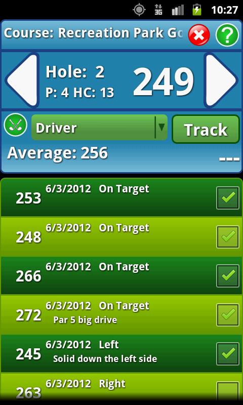 Golf Shot Tracker - Golf GPSのおすすめ画像1