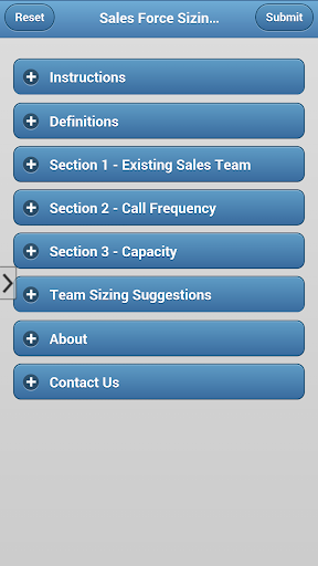 Sales Force Sizing Tool