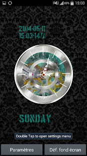 Clock HQ Live Wallpaper Free Screenshots 1