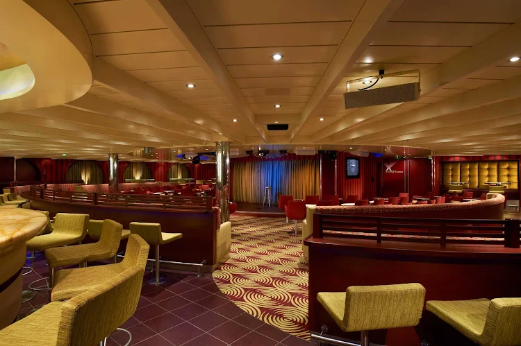 The Limelight Lounge aboard Carnival Sunshine. 