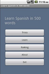 Learn Spanish in 500 words